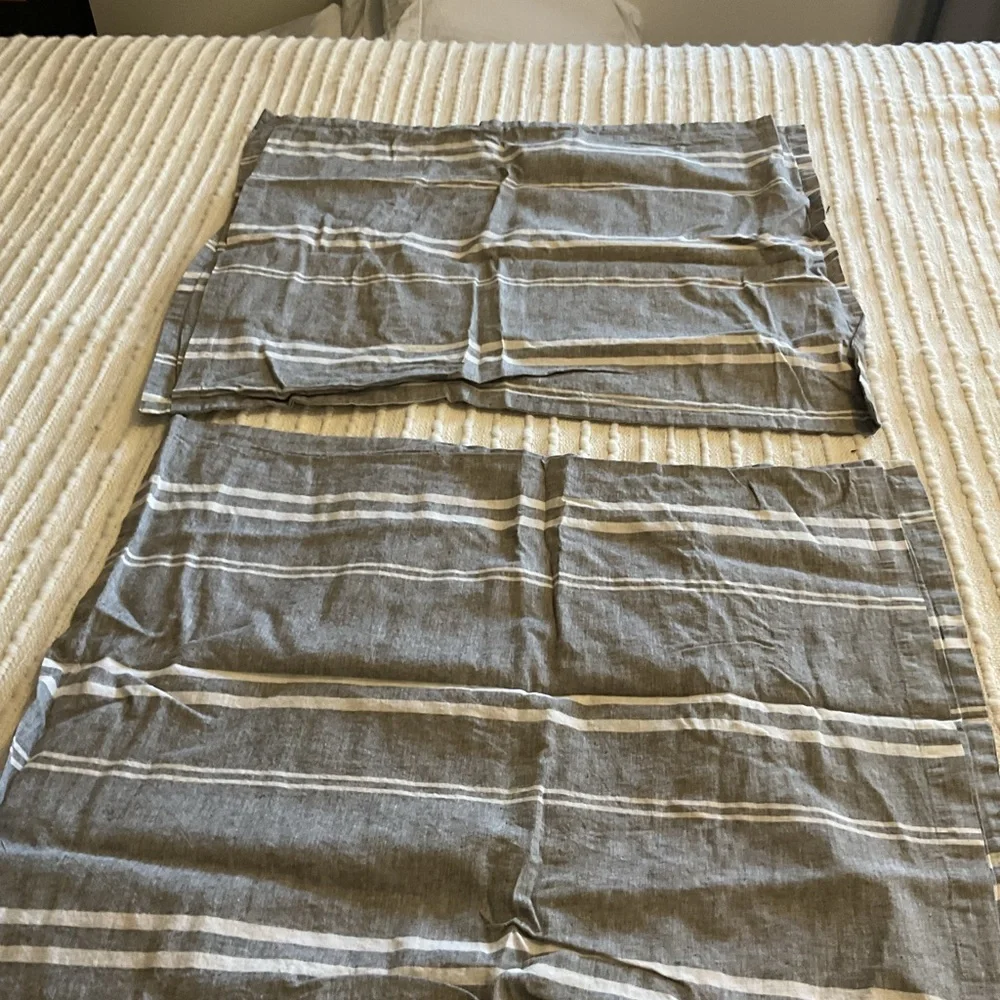 Rivet Maxwell stripe full/queen duvet set❤️❤️❤️❤️